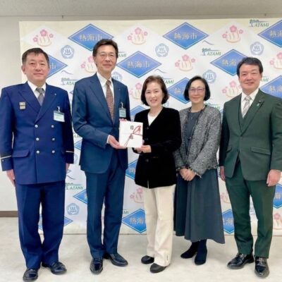 贈呈式の様子